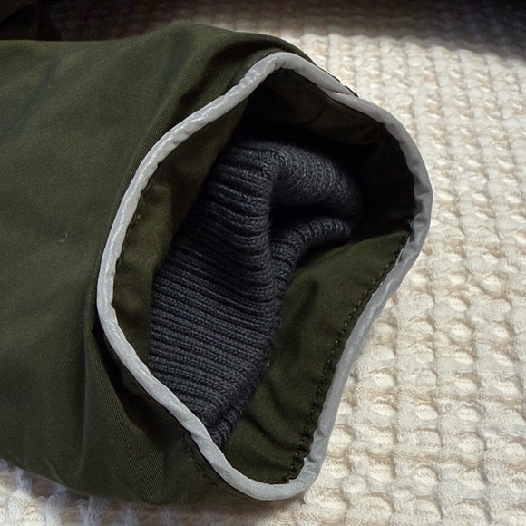 GAP Kids Olive Green down Parker Coat - Picture 13 of 13